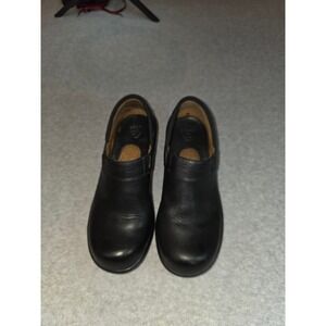 Ariat Women's Size 6B Black Leather Clogs Comfort Slip On Shoes Style 1003905